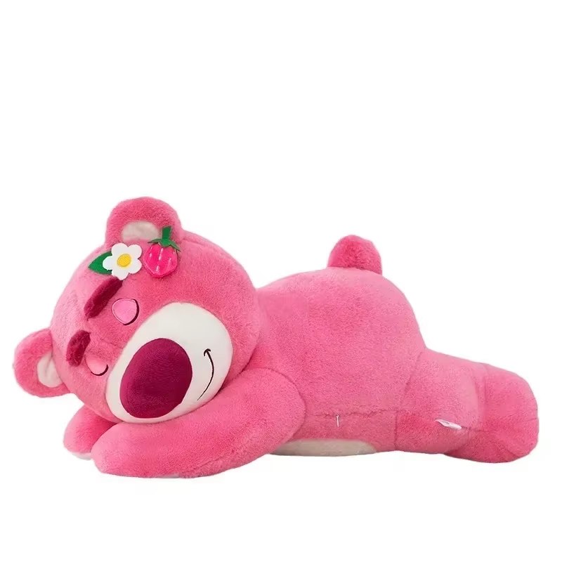 PELUCHE LOTSO ACOSTADO 30 CM IMPORTADO