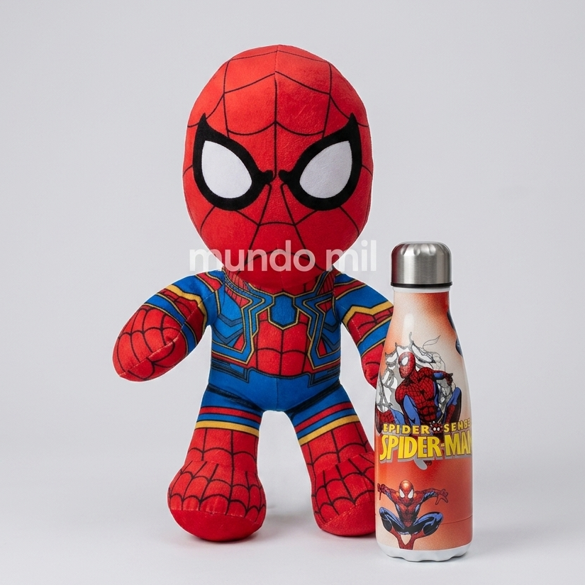 COMBO ESPECIAL: SPIDERMAN Y TERMO $20