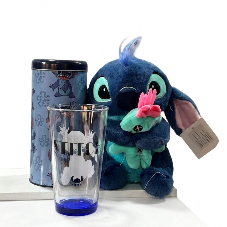 COMBO TITCH: ALCANCIA VASO Y STITCH $15