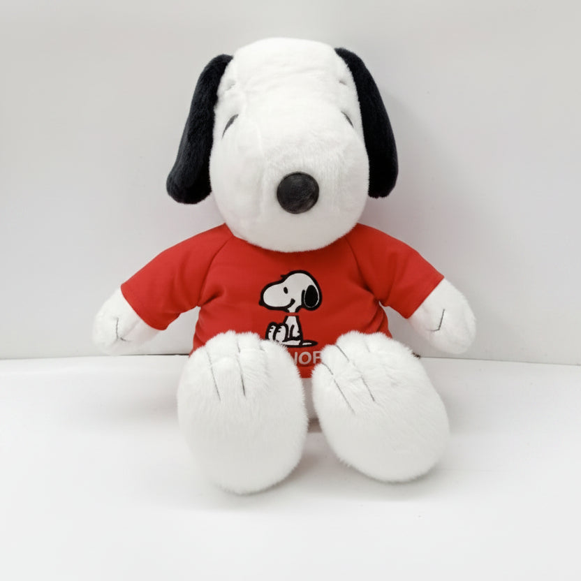 PELUCHE SNOOPY CAMISETA ROJA Y AZUL IMPORTADO 68 CM.