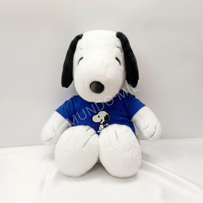 PELUCHE SNOOPY CAMISETA ROJA Y AZUL IMPORTADO 68 CM
