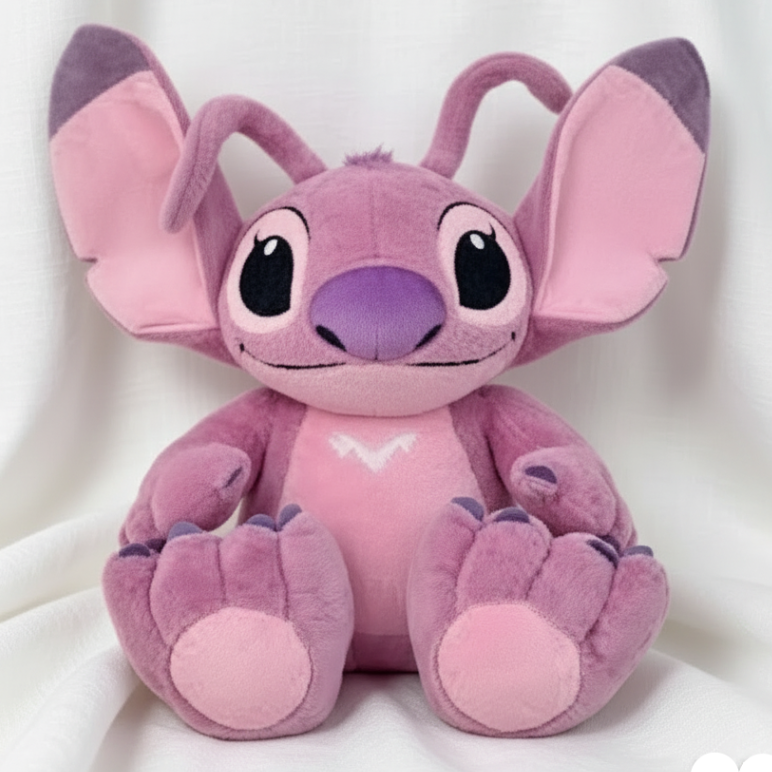 PELUCHE STITCH ANGELA SENTADO 100 CM METRO ORIGINAL DISNEY
