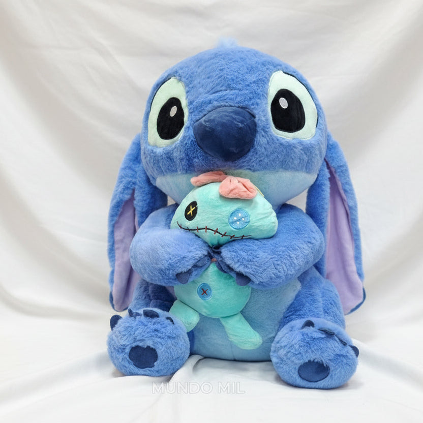 PELUCHE STITCH CON TRAPO SCRUMP 65 CM IMPORTADO