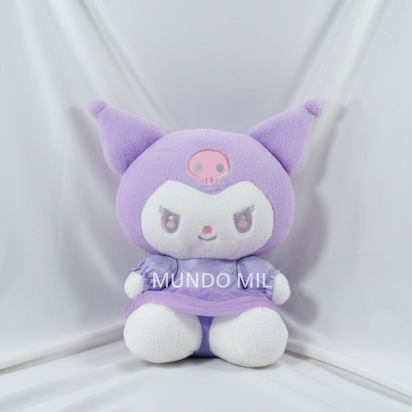 PELUCHE KUROMI VESTIDO VIOLETA 48 CM IMPORTADO X