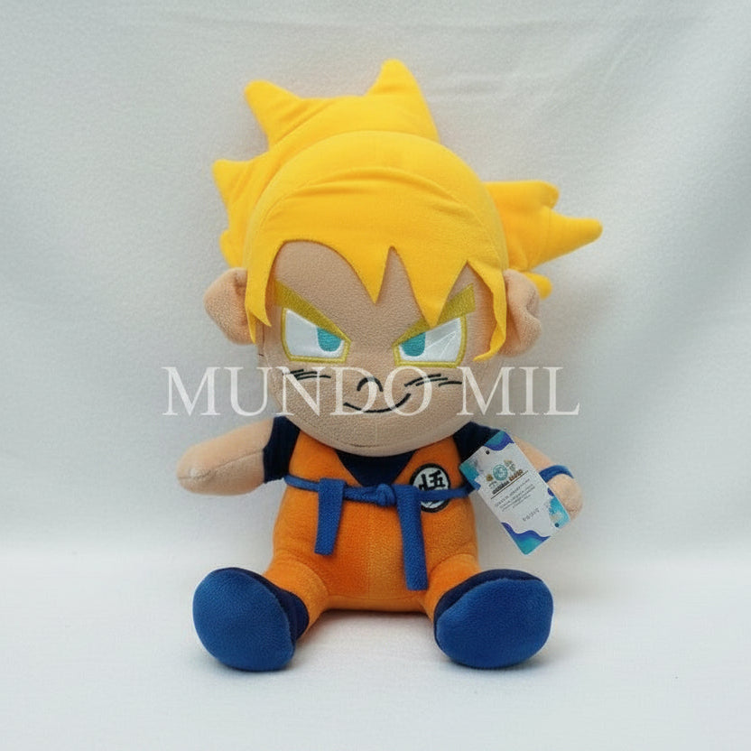 PELUCHE GOKU CABELLO AMARILLO DRAGON BALL 45 CM IMPORTADO