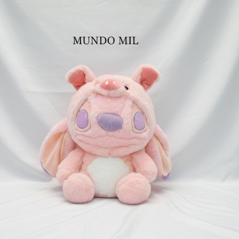 PELUCHE STITCH ANGELA CERDO DISFRAZ 32 CM