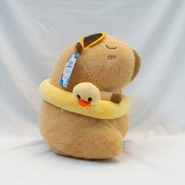 PELUCHE CAPIBARA PISCINA 32 CM IMPORTADO