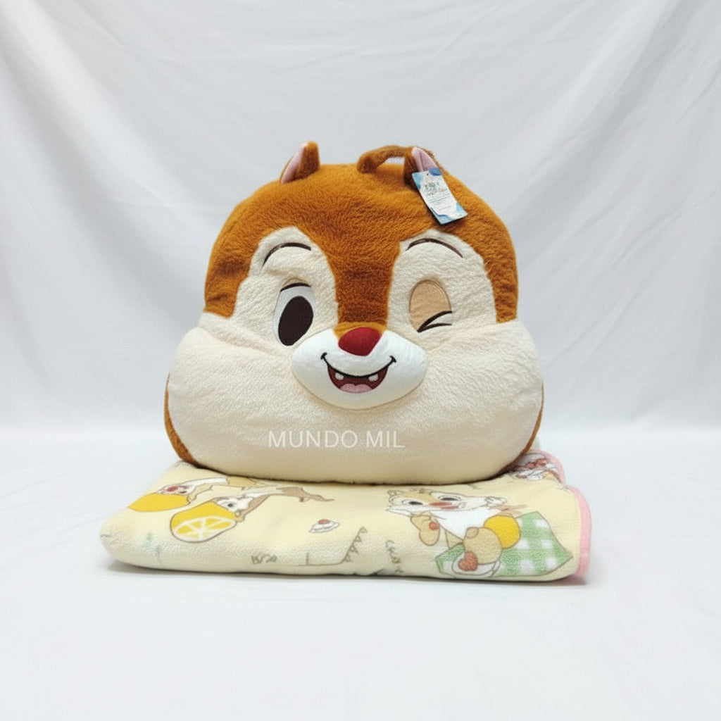 PELUCHE COJIN COBIJA ALVIN Y LAS ARDILLAS 40 X 50 CM IMPORTADO