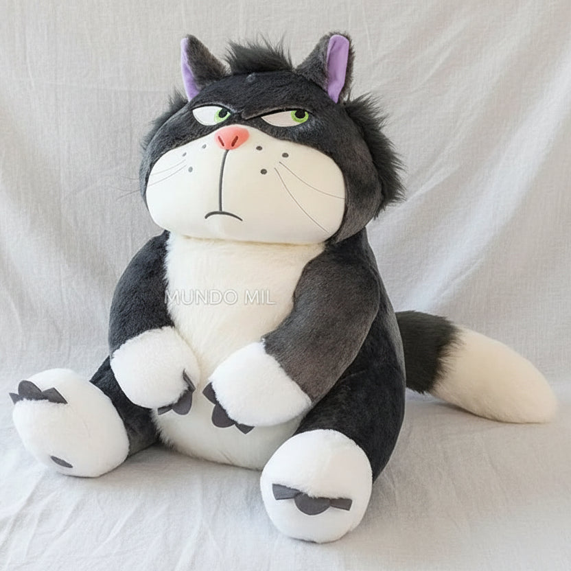 PELUCHE GATO LUCIFER 45 CM ALTA CALIDAD IMPORTADO 40-40