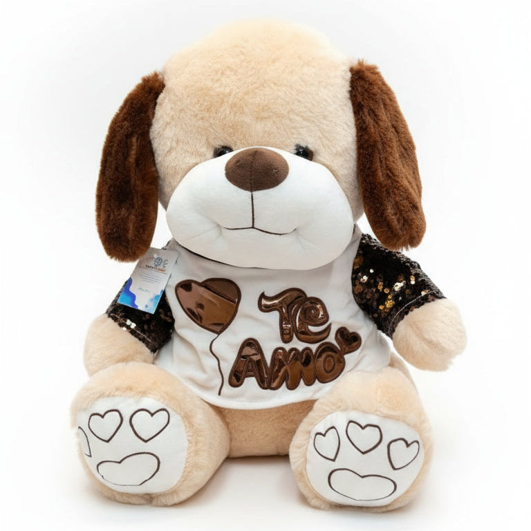 PELUCHE PERRO FRASES GRADE 55CM IMPORTADO