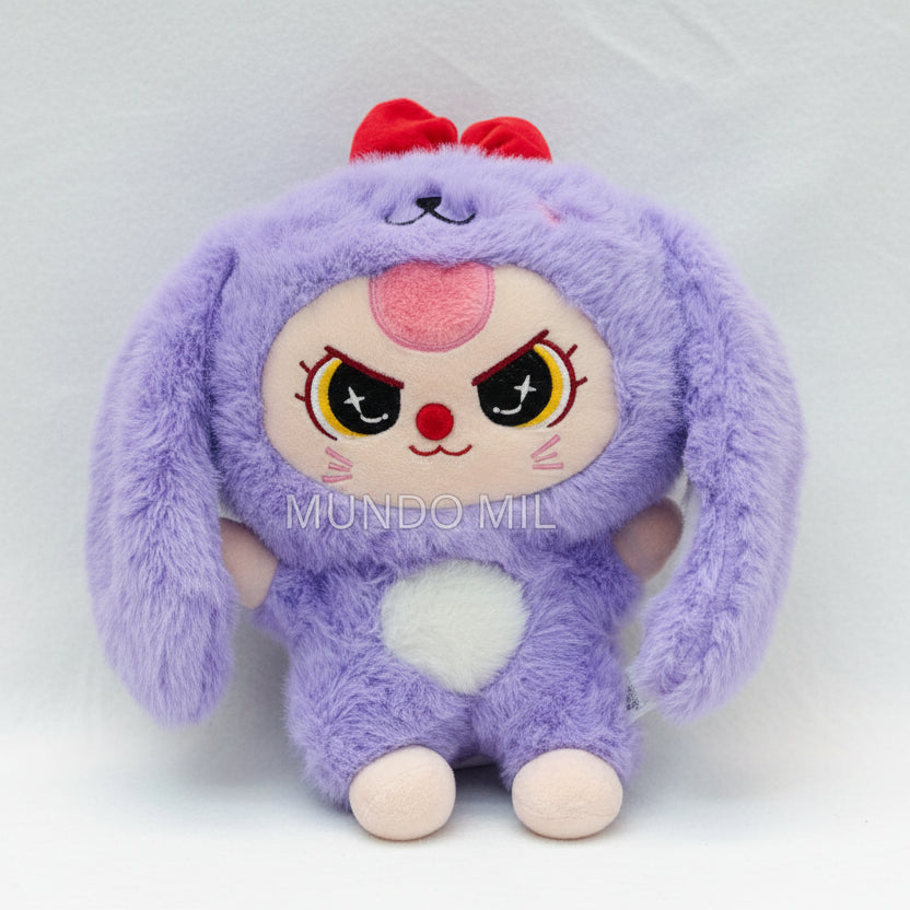PELUCHE LABUBU MOÑO OREJITAS 35 CM IMPORTADO