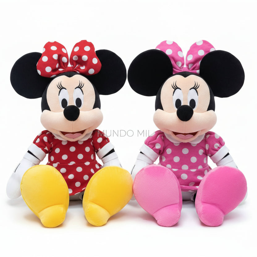 PELUCHE MINNIE MOUSE ROJO / FUCSIA 76CM ORIGINAL