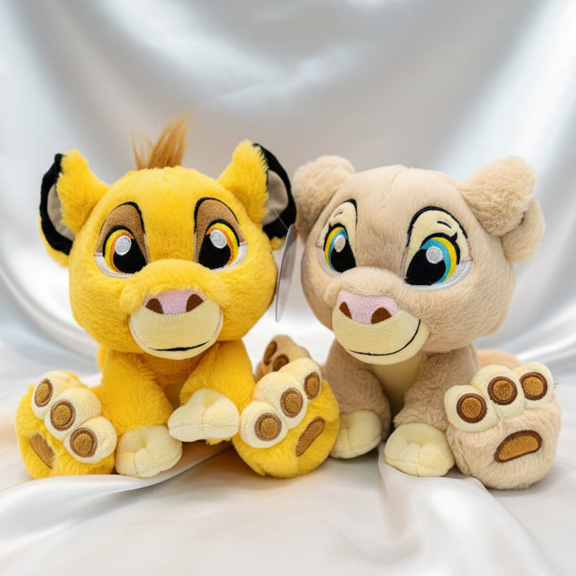 PELUCHE NALA Y MUFASA  REY LEON 30 CM