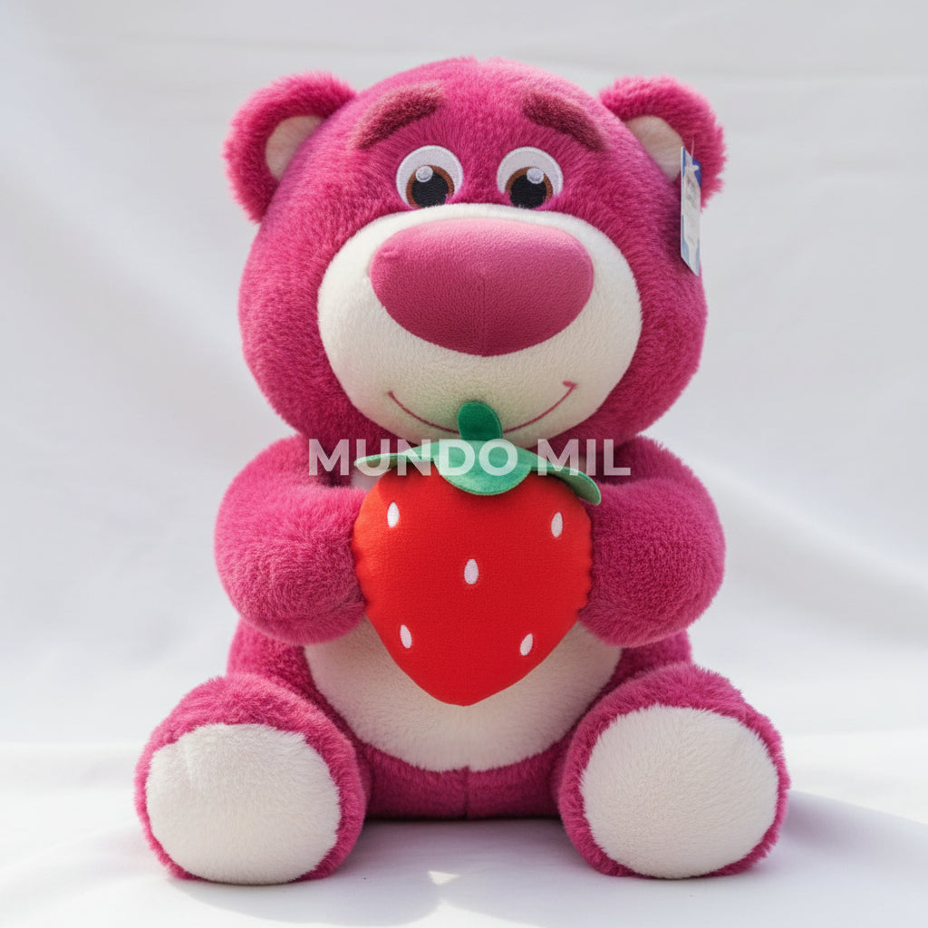 PELUCHE LOTSO FRESA SENTADO 50 CM IMPORTADO K