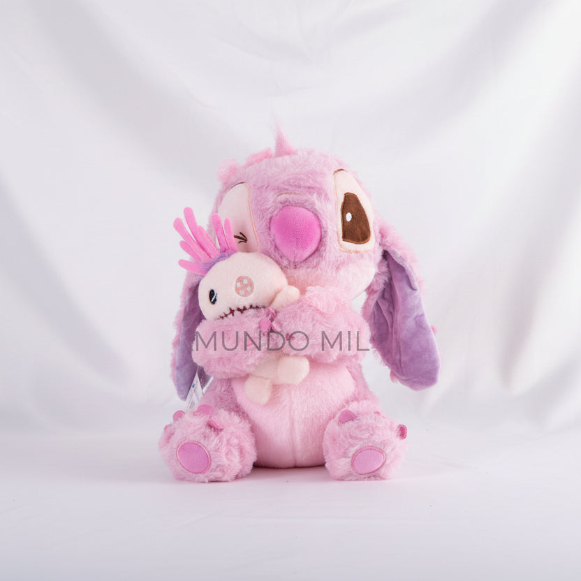 PELUCHE STITCH ZAKURA CON TRAPITO 35 CM COLORES IMPORTADO K
