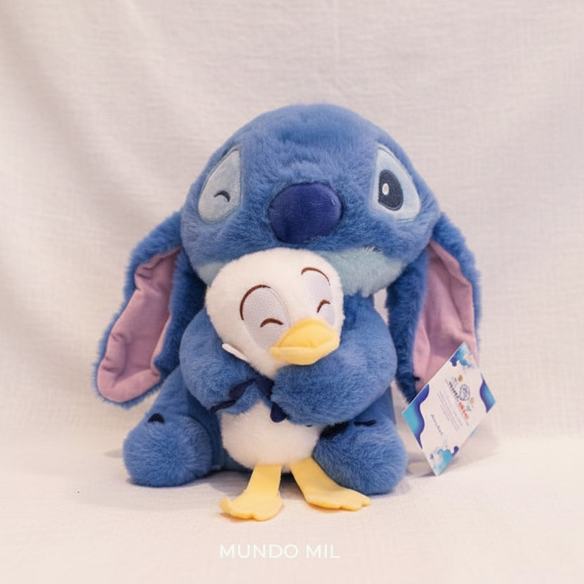 PELUCHE STITCH CON PATO 25 CM IMPORTADO