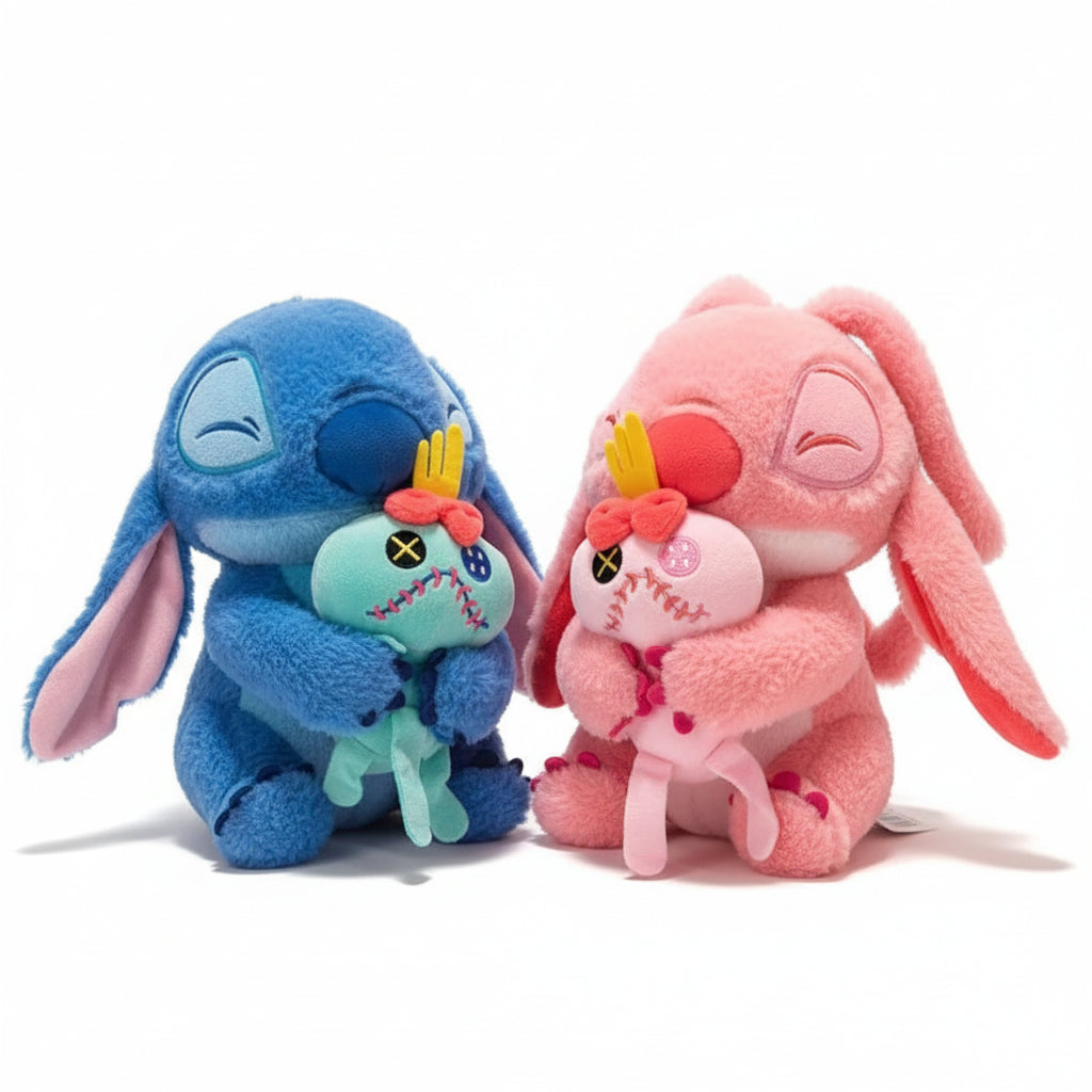 PELUCHE STITCH CON SCRUMP 24 CM IMPORTADO K1 COLORES