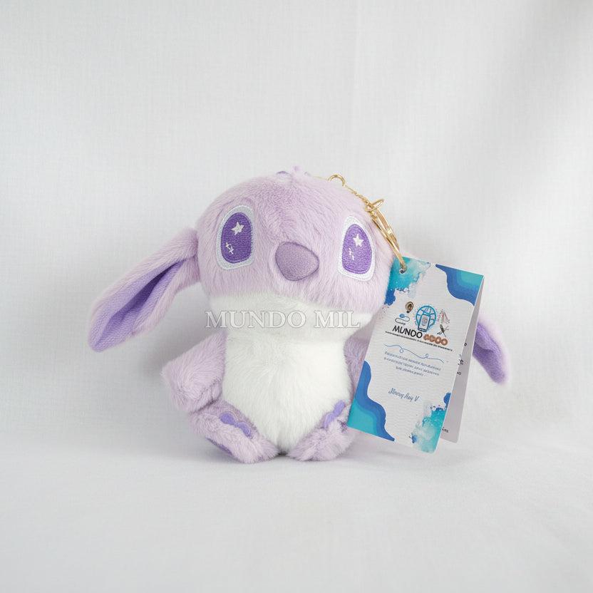 PELUCHE LLAVERO STITCH OJO ESTRELLA COLORES IMPORTADO