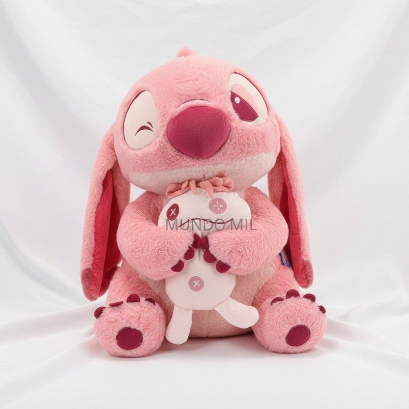 PELUCHE STITCH ANGEL CON TRAPITO 65 CM IMPORTADO K