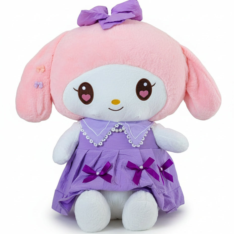 PELUCHE MY MELODY SANRIO VESTIDO LILA 75 CM IMPORTADO K