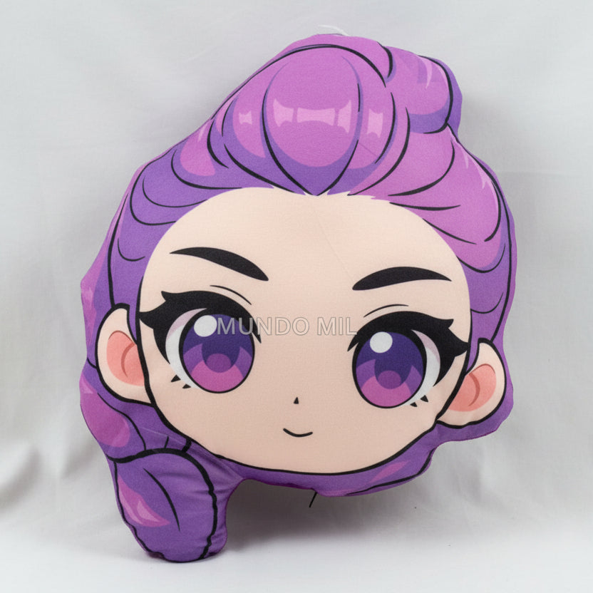 PELUCHE ALMOHADA GUERRERAS K-POP PERSONAJES