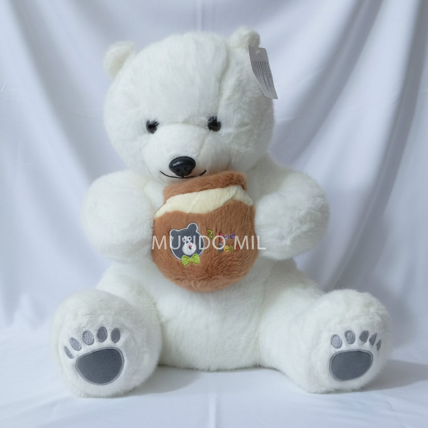 PELUCHE OSO POLAR CON MIEL 50 CM IMPORTADO 45A