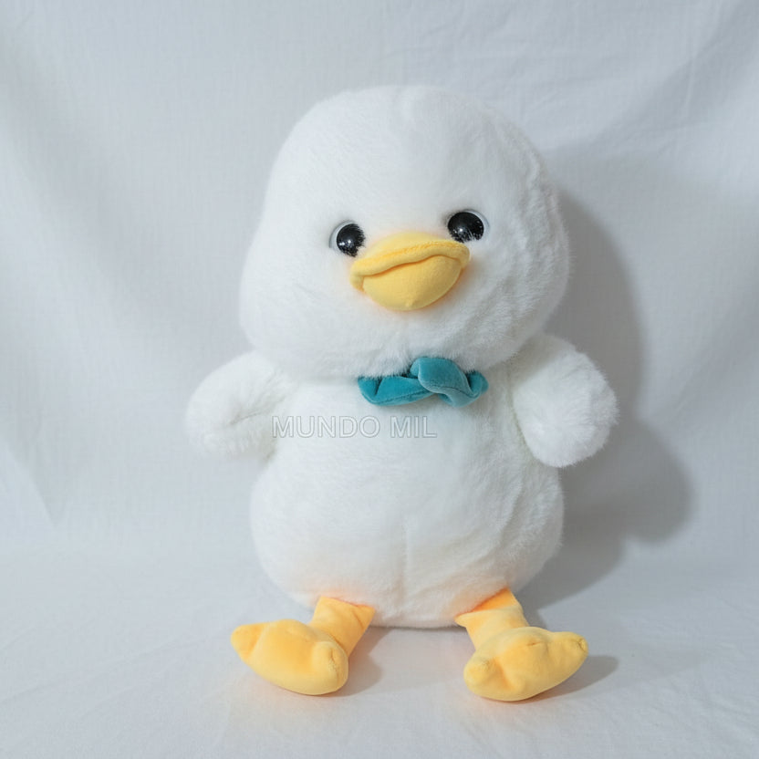 PELUCHE PATO CORBATA COLOR BLANCO  38 CM IMPORTADO 5-30