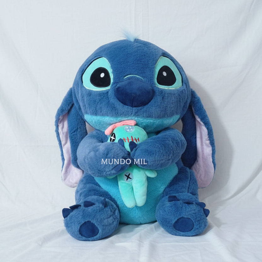 PELUCHE STITCH CON SCRUMP SENTADO 70 CM IMPORTADO 9-70