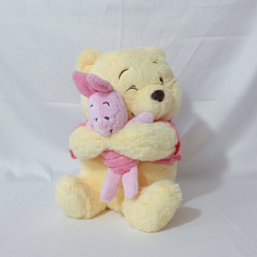 PELUCHE  WINNIE POOH CON PIGGLET 30 CM ALTA CALIDAD 1-30