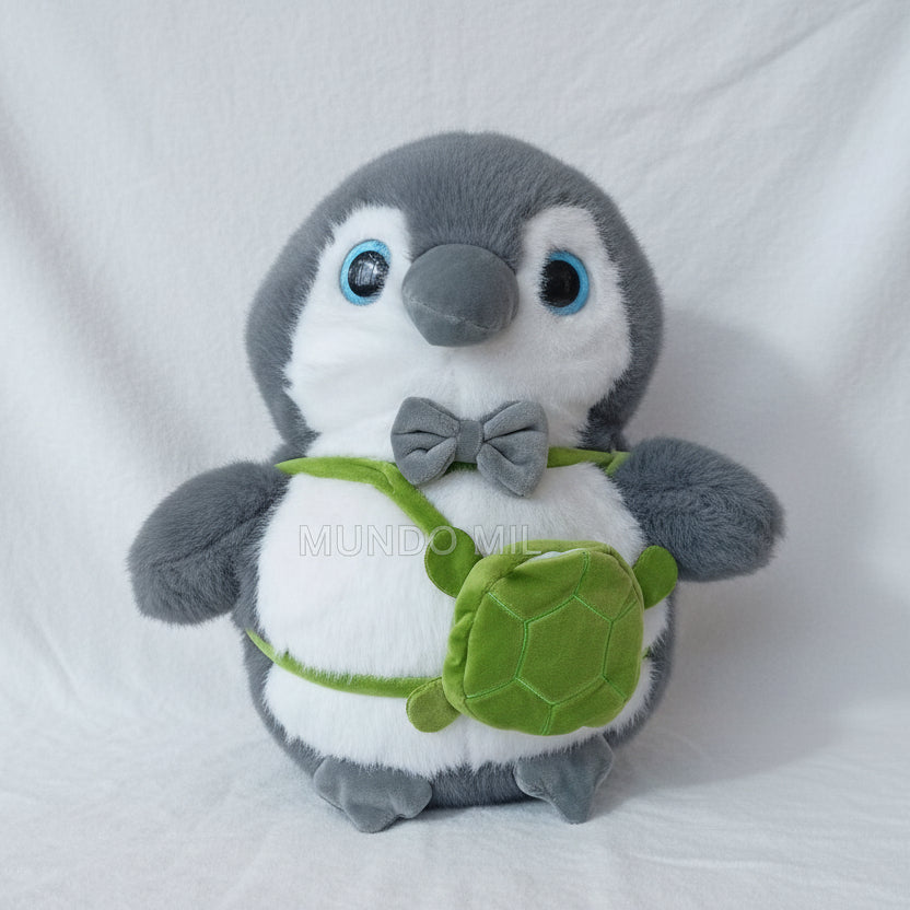 PELUCHE PINGUINO MALETA CORBATA 32 CM IMPORTADO 7-32