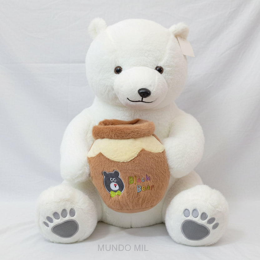 PELUCHE OSO POLAR CON MIEL 65 CM IMPORTADO 5-65
