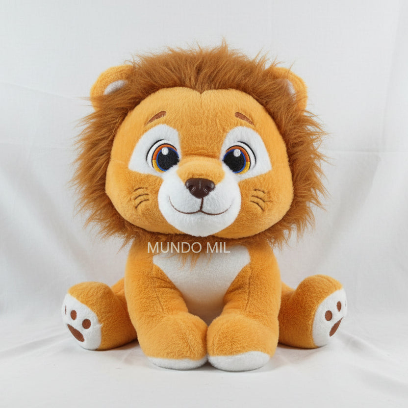 PELUCHE LEON BEBE FELIZ 60 CM IMPORTADO 15-50