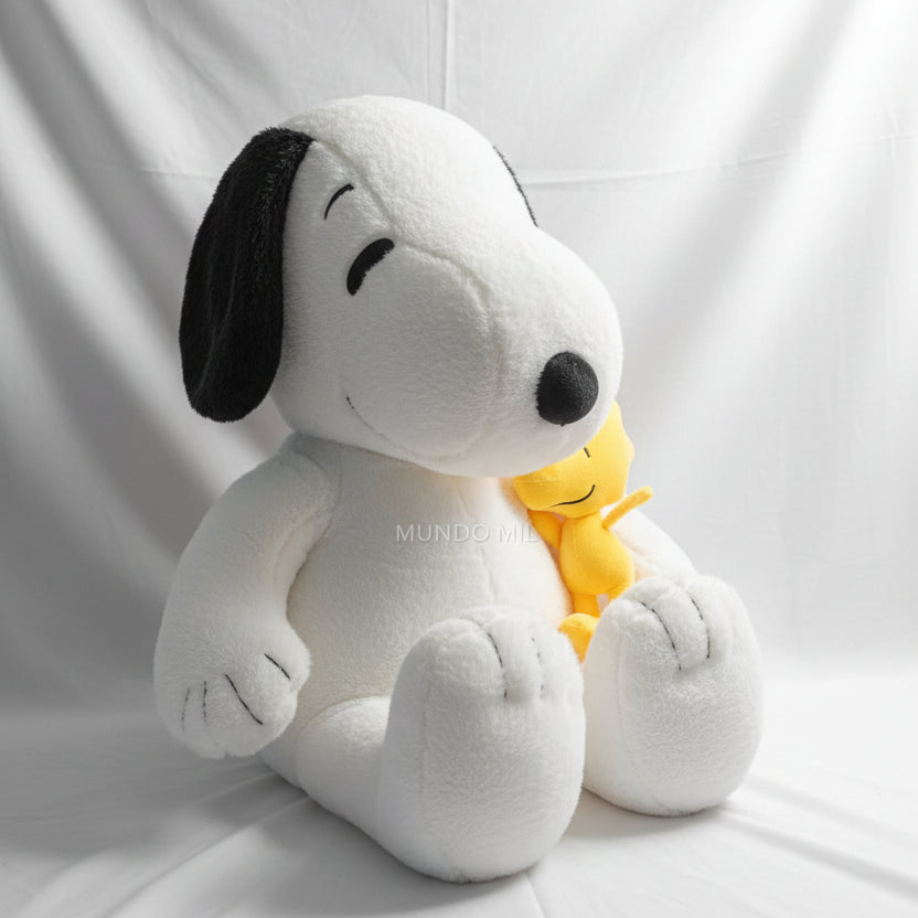 PELUCHE SNOOPY CON MASCOTA 65 CM IMPORTADO 8-55