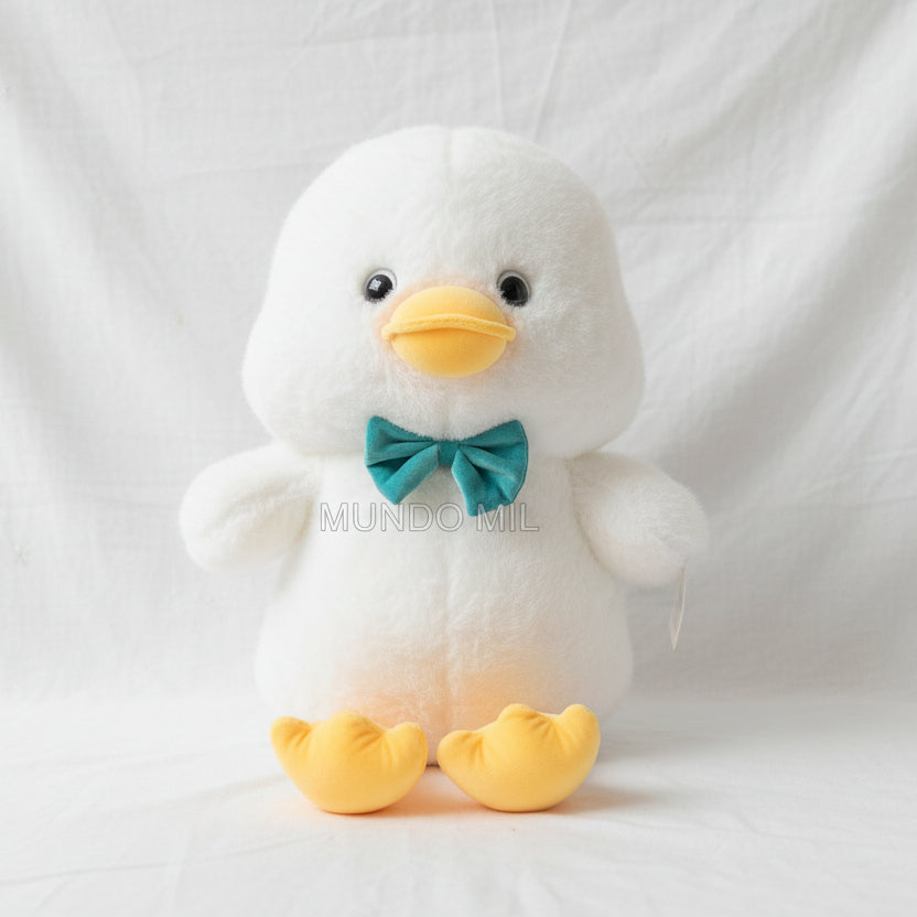 PELUCHE PATO CORBATA COLOR BLANCO 60 CM IMPORTADO 5-45