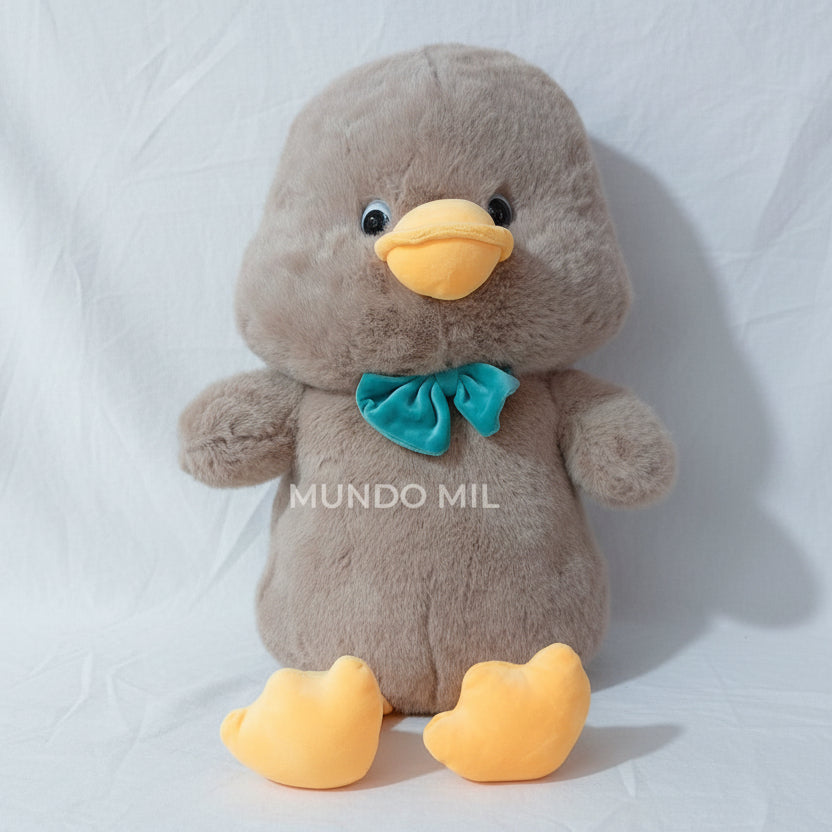PELUCHE PATO CORBATA COLOR CAFE 60 CM IMPORTADO 5-45