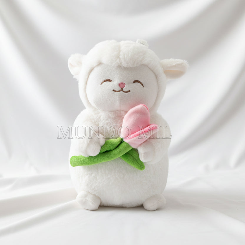 PELUCHE CORDERO TULIPAN 32 CM IMPORTADO