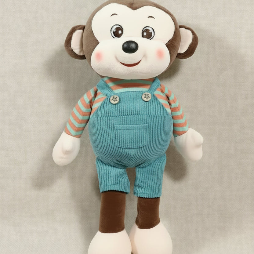 PELUCHE MONO CON OVEROL MODELOS 62 CM IMPORTADO K