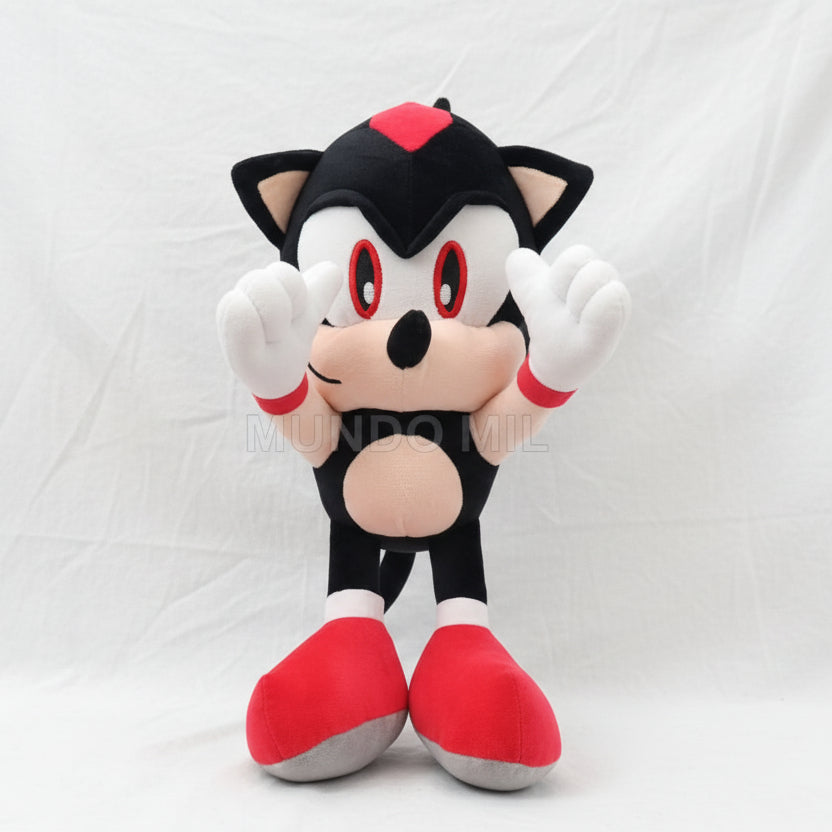 PELUCHE SONIC BLACK SHADOW 40 CM IMPORTADO