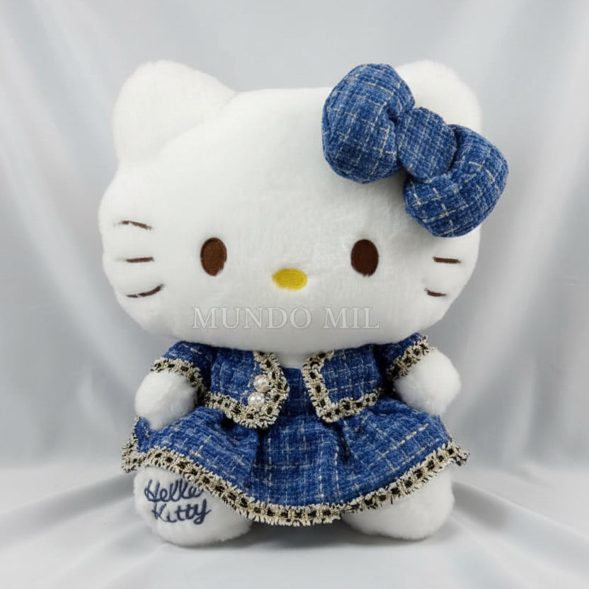 PELUCHE HELLO KITTY COREANO AZUL 35 CM IMPORTADO X