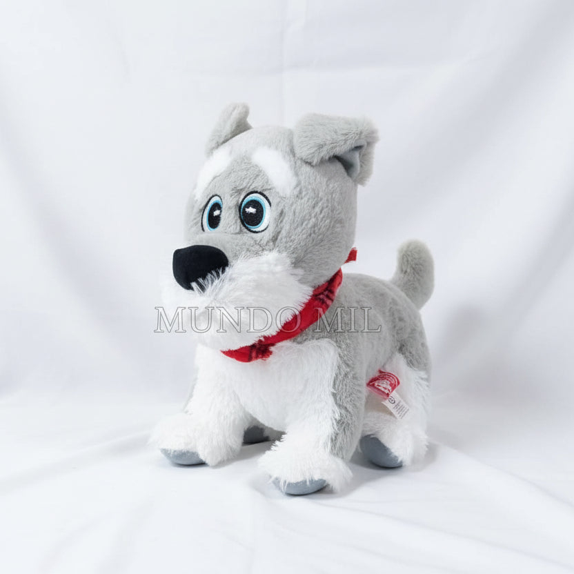 PELUCHE PERRO SCHNAUZER 35 X 40 CM IMPORTADO