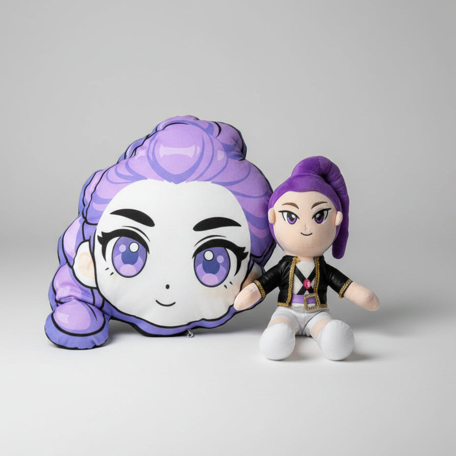 COMBO RUMI: ALMOHADA MAS RUMI DE LAS GERRERAS K-POP  $25