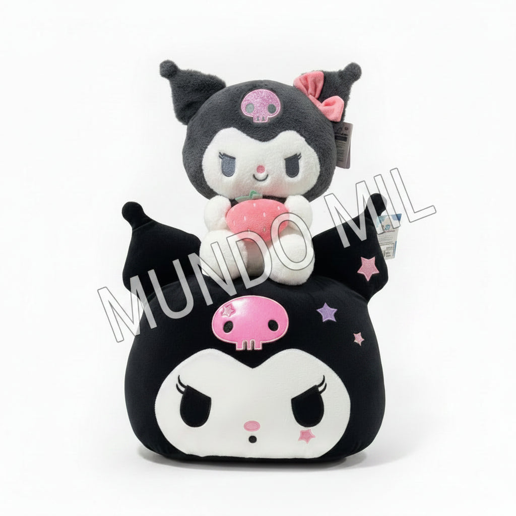 COMBO KUROMI: KUROMI ALMOHADA COBIJA, KUROMI $26