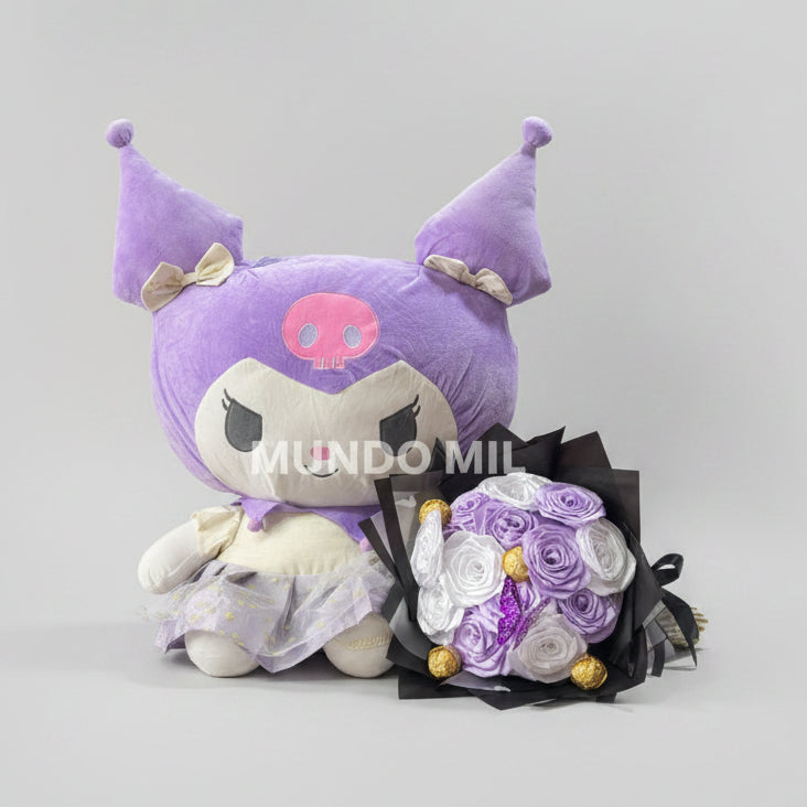 COMBO ESPECIAL: KUROMI Y RAMO CON FERRERO $42
