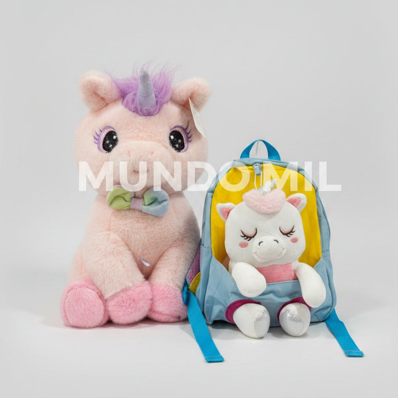 COMBO ESPECIAL: UNICORNIO Y MOCHILA $26