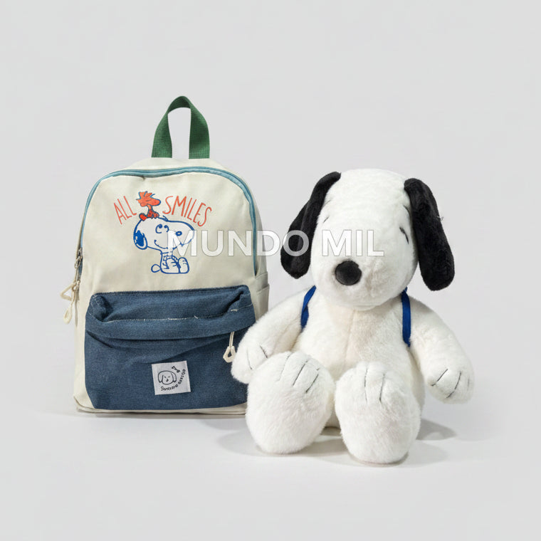 COMBO ESPECIAL: MOCHILA Y SNOOPY $20