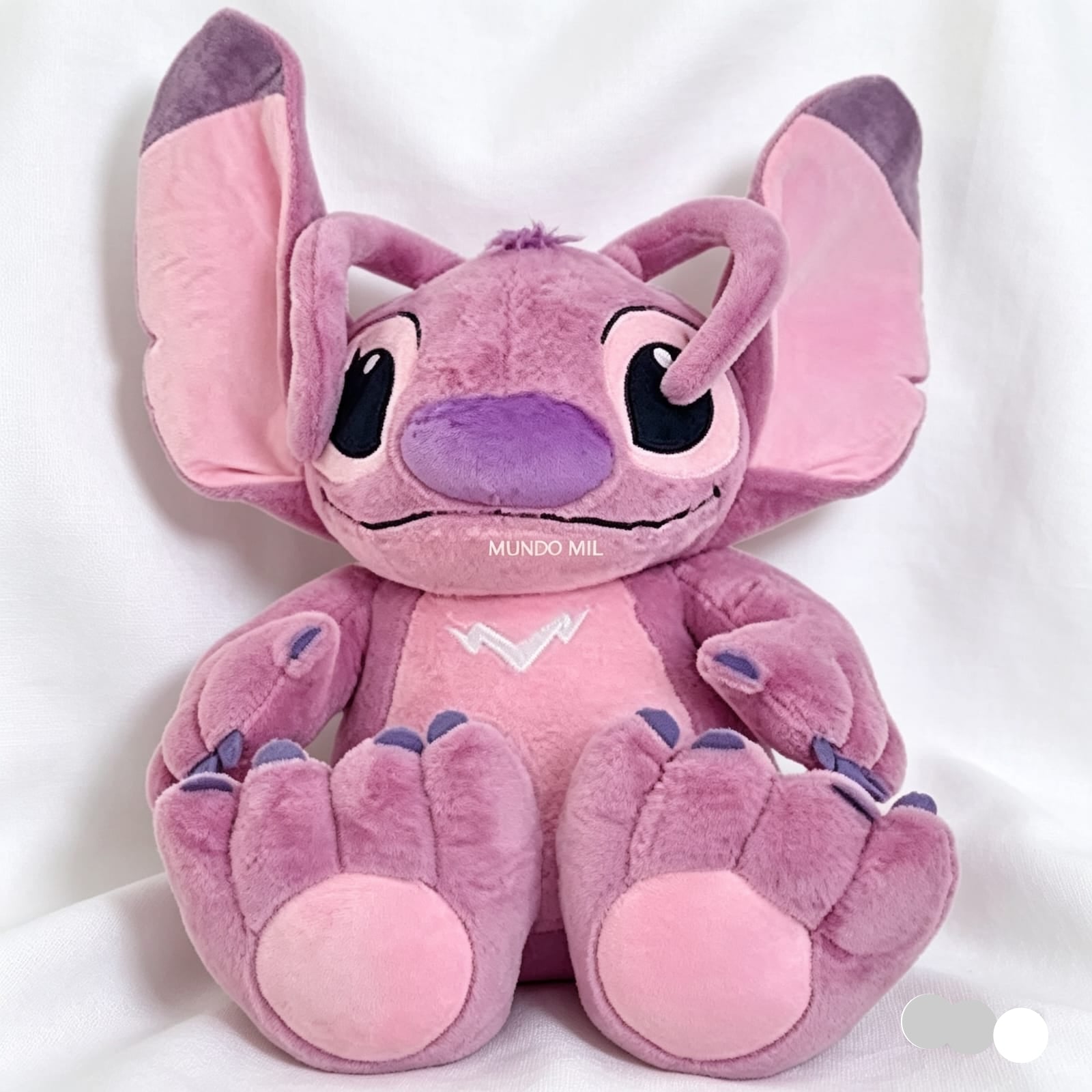 PELUCHE STITCH ANGELA SENTADO 100 CM METRO ORIGINAL DISNEY