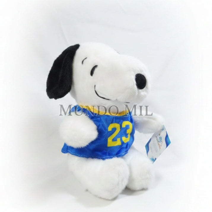 PELUCHE SNOOPY FUTBOLISTA BRAZIL ARGENTINA 24 CM IMPORTADO
