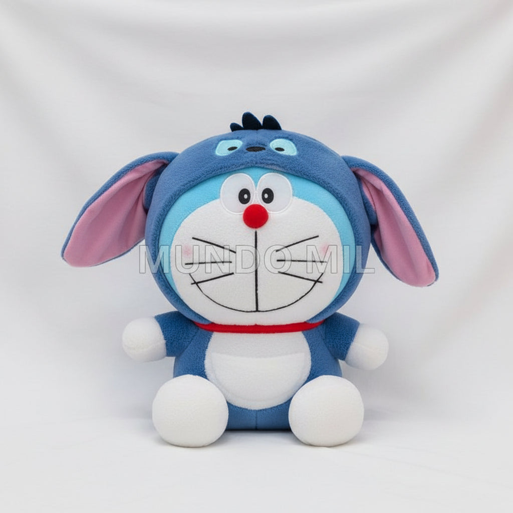 PELUCHE DORAEMON DISFRAZADO DE STITCH 75 CM IMPORTADO K