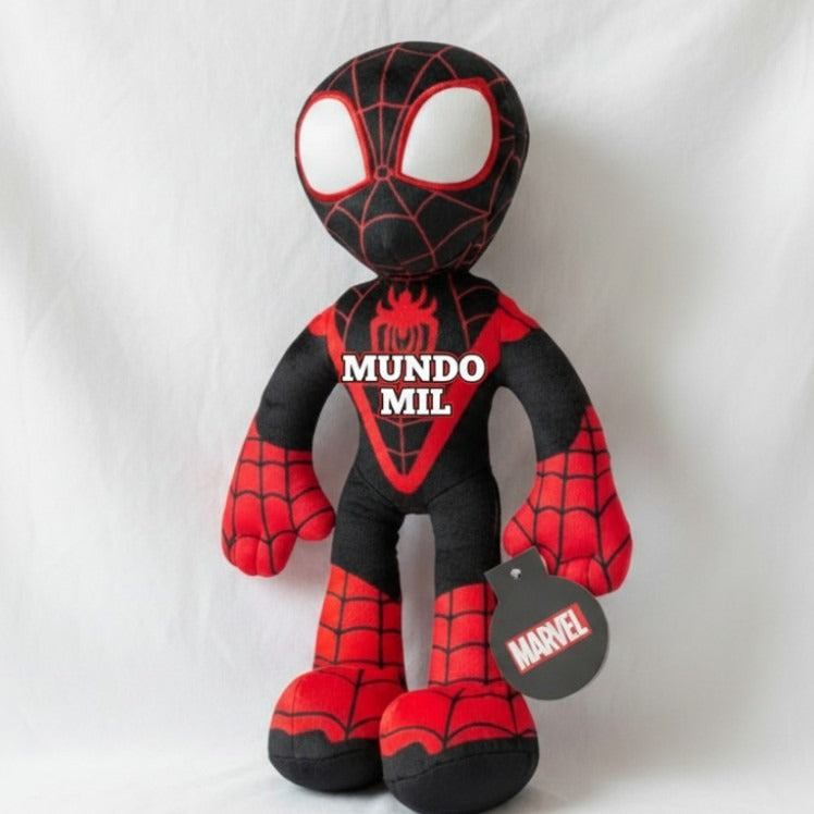 PELUCHE SPIDER MAN BLACK SPINN SAF 40 CM ORIGINAL