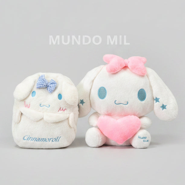 COMBO CINA: CINNAMONROLL Y MOCHILA $20.90